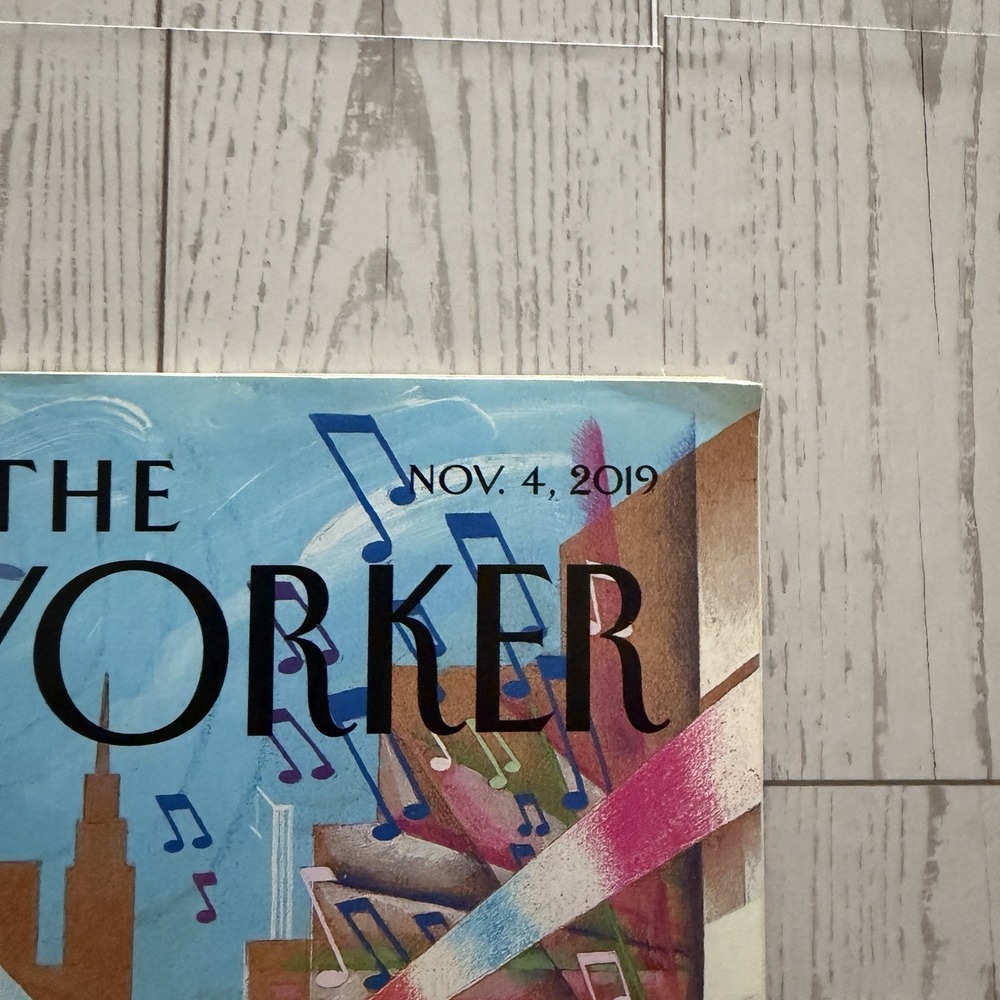 New Yorker Magazine Nov‎ 4, 2019 Noise New York Cover Art Graphic Illustration - Picture 2 of 4